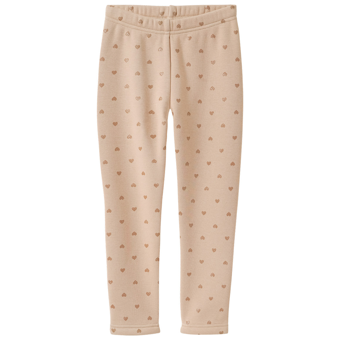 Mädchen Thermo-Leggings mit Glitzer-Herzen von Topolino