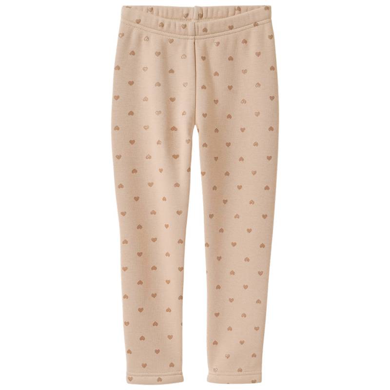 Mädchen Thermo-Leggings mit Glitzer-Herzen von Topolino