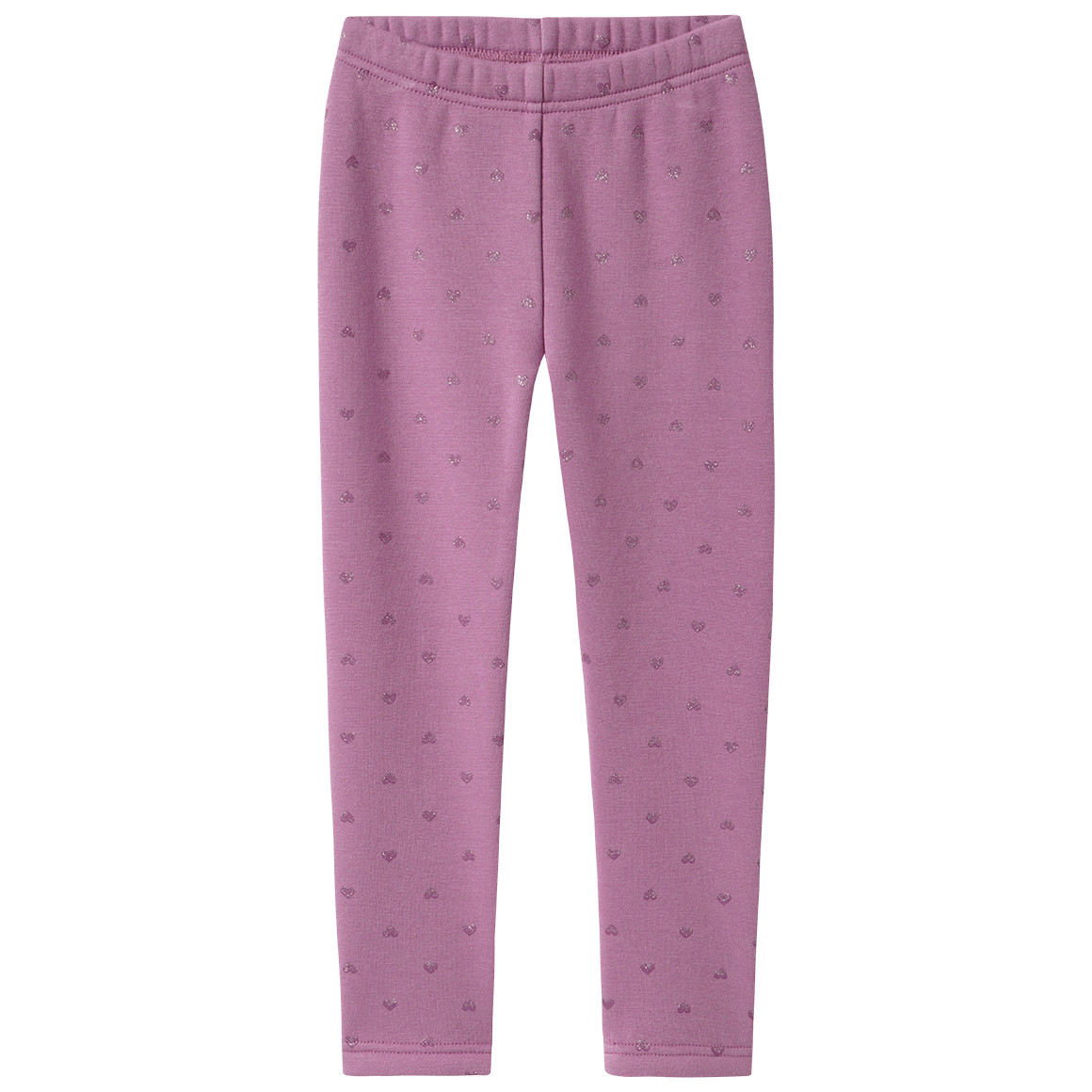 Mädchen Thermo-Leggings mit Glitzer-Herzen von Topolino