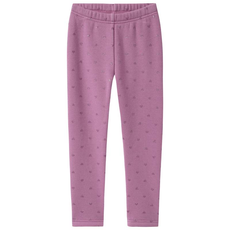 Mädchen Thermo-Leggings mit Glitzer-Herzen von Topolino