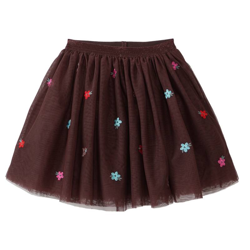 Mädchen Tüllrock mit Blumenstickerei von Topolino