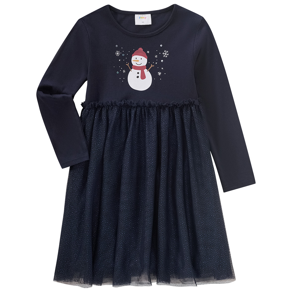 Mädchen Weihnachtskleid mit Tüll von Topolino