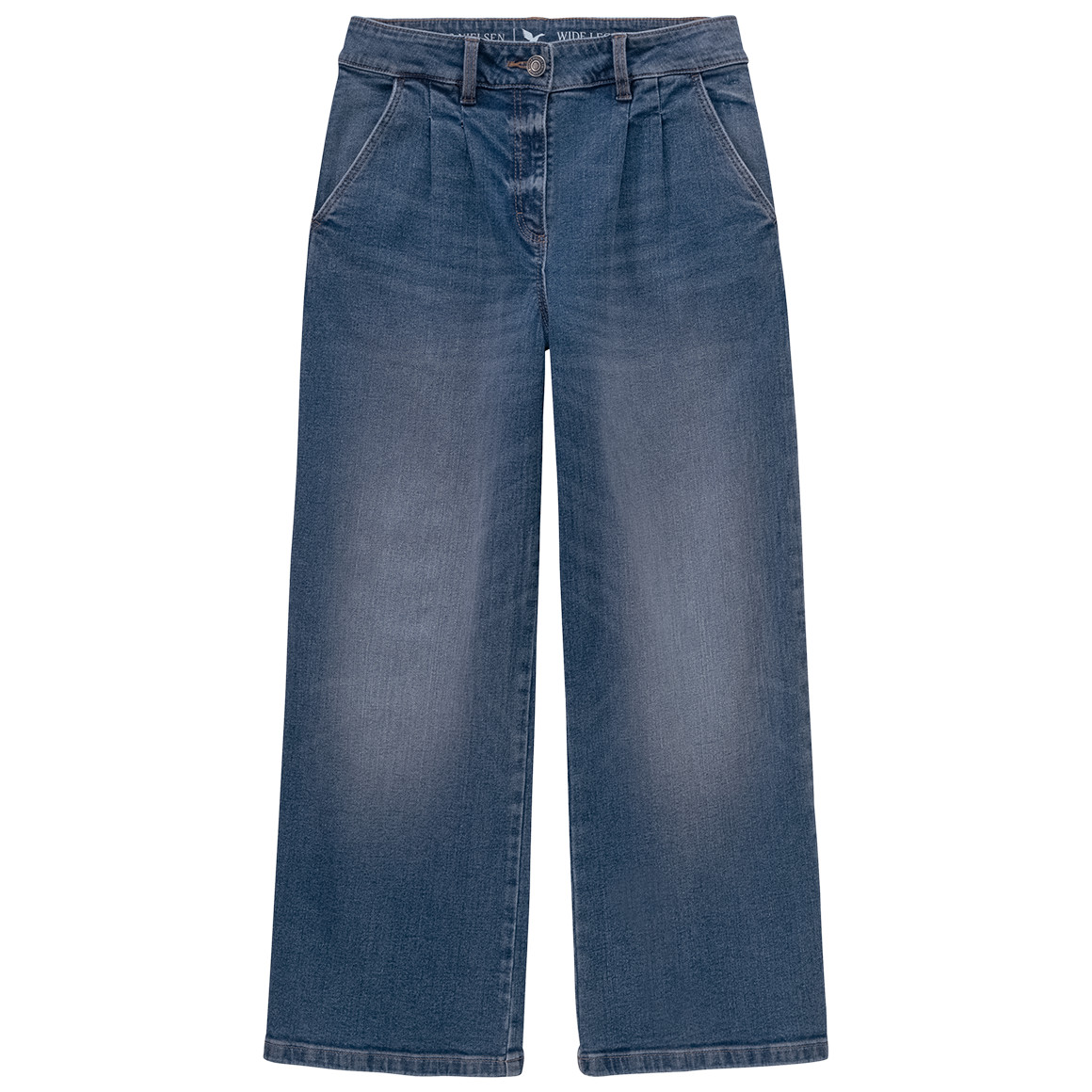 Mädchen Wide-Leg-Jeans mit Used-Waschung von Topolino