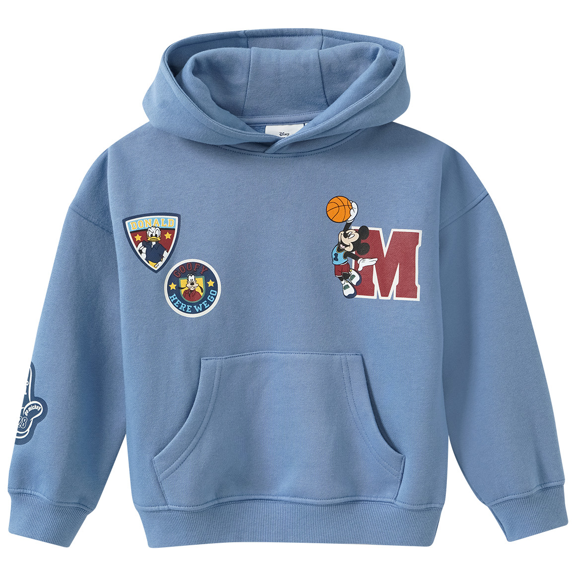 Micky Maus Hoodie mit Rücken-Print von Topolino