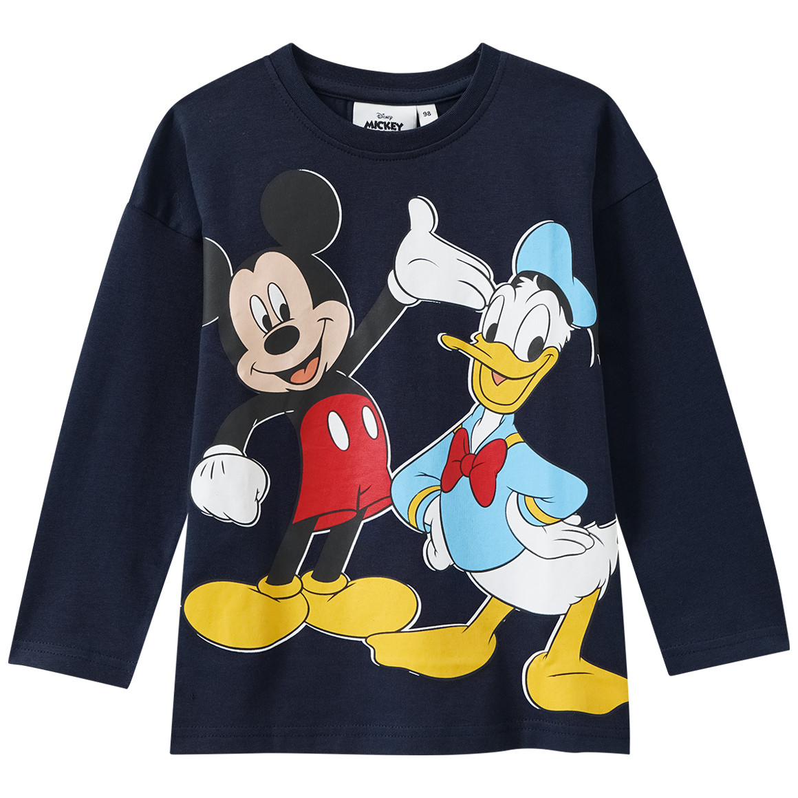 Micky Maus Langarmshirt aus Bio-Baumwolle von Topolino