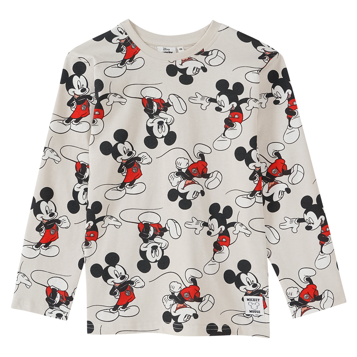 Micky Maus Langarmshirt mit Allover-Motiv Micky Maus Langarmshirt mit Allover-Motiv von Topolino