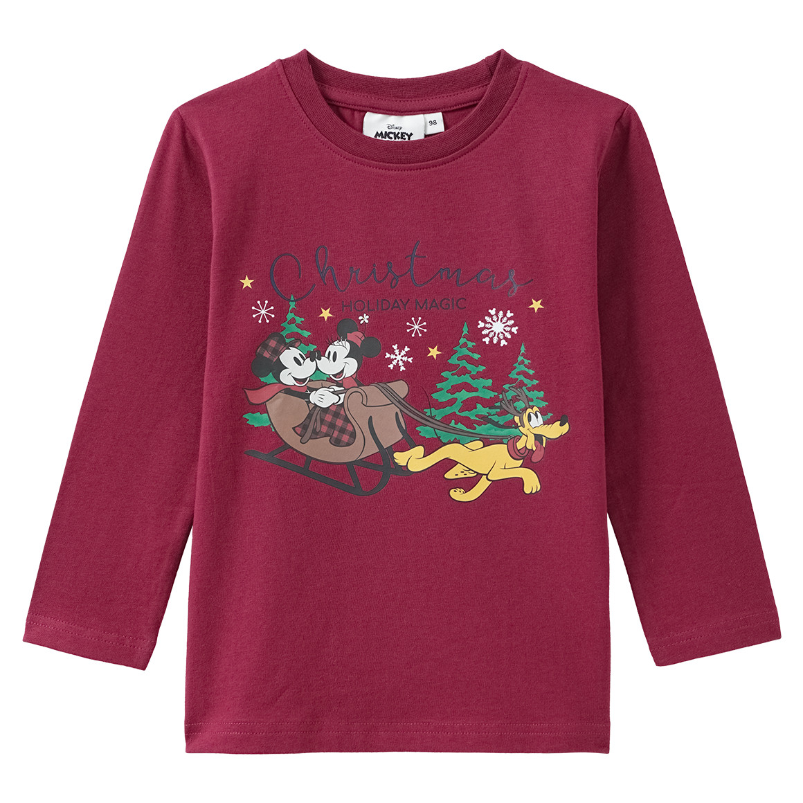 Micky Maus Weihnachtsshirt mit Print von Topolino