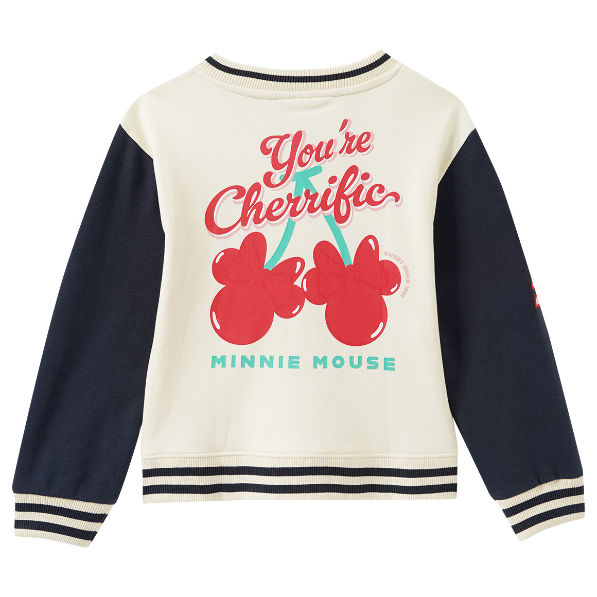 Minnie Maus Sweatjacke im College-Style von Topolino