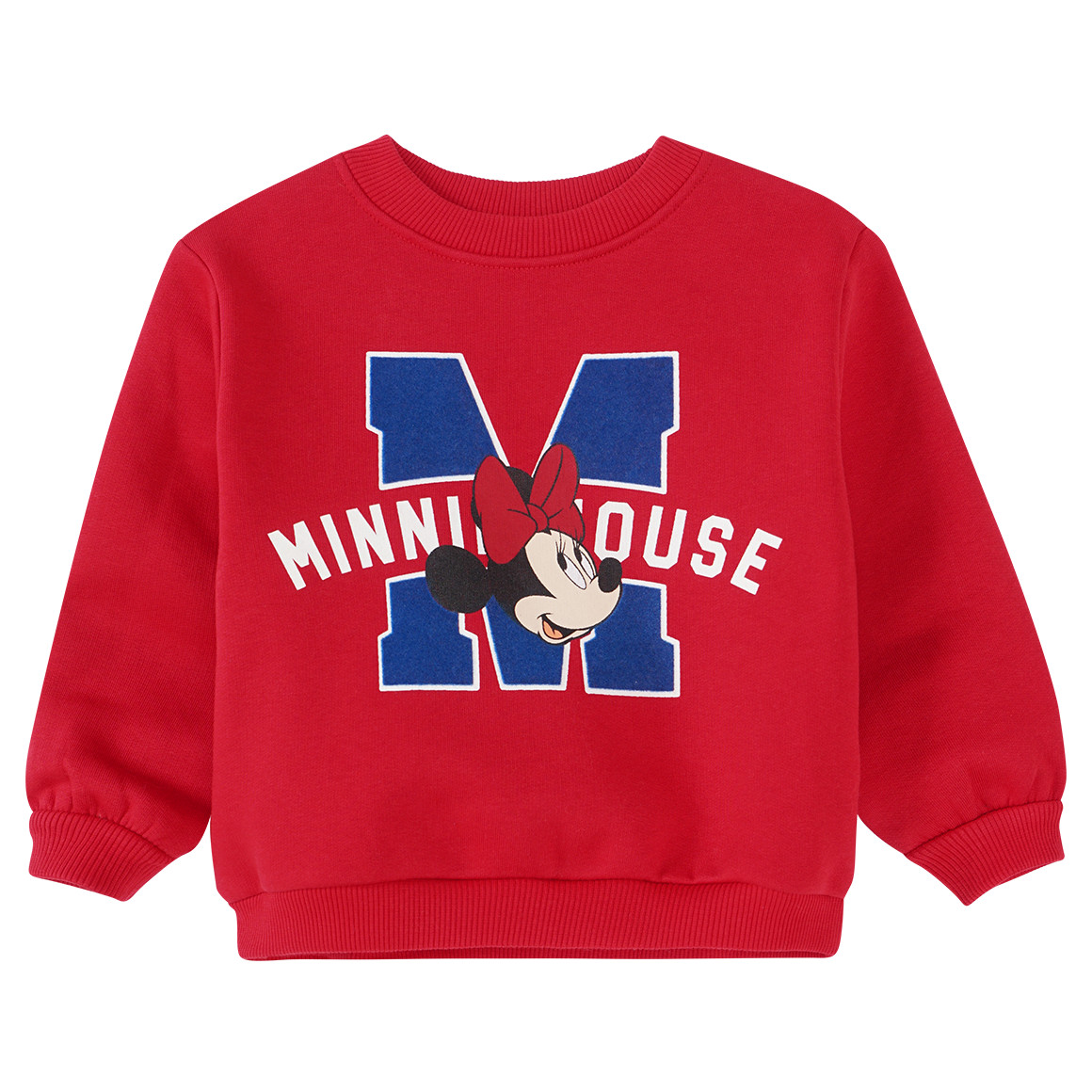 Minnie Maus Sweatshirt im College-Style von Topolino