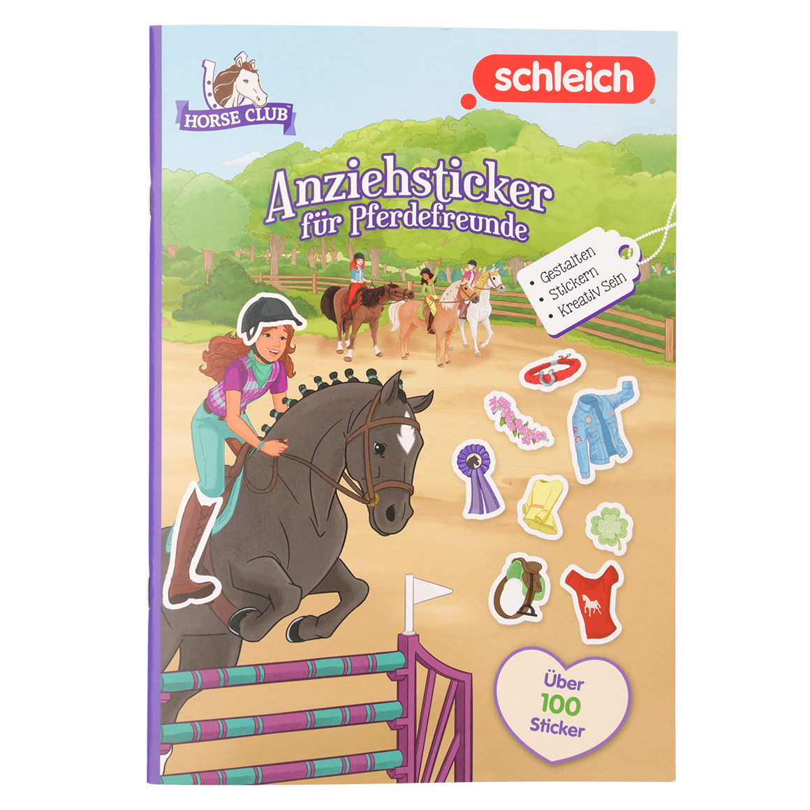 Schleich Stickerbuch mit Anziehstickern von Topolino