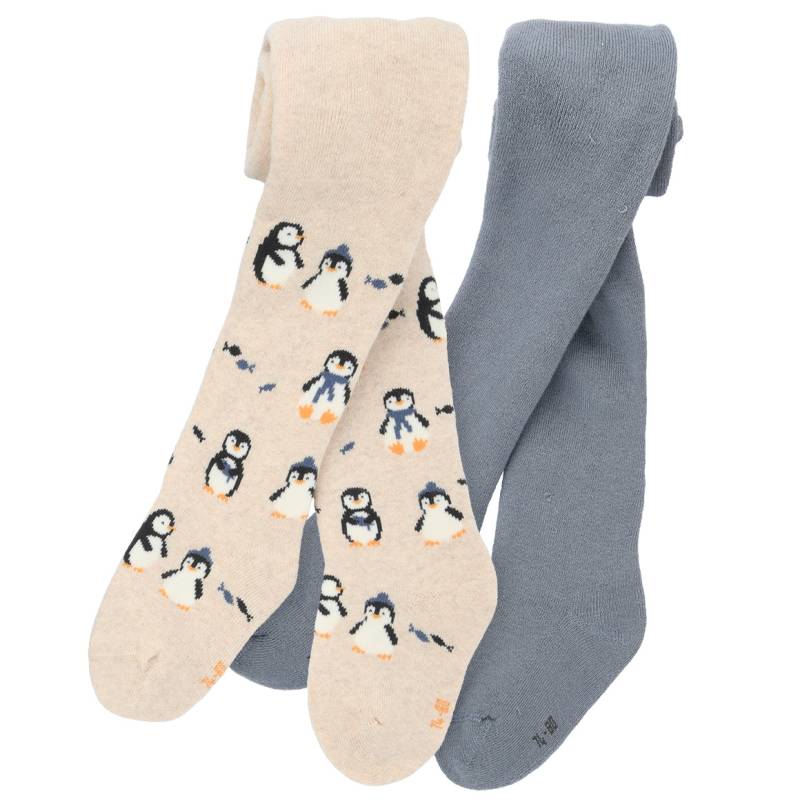 2 Baby Frottee-Strumpfhosen im Set von Topomini