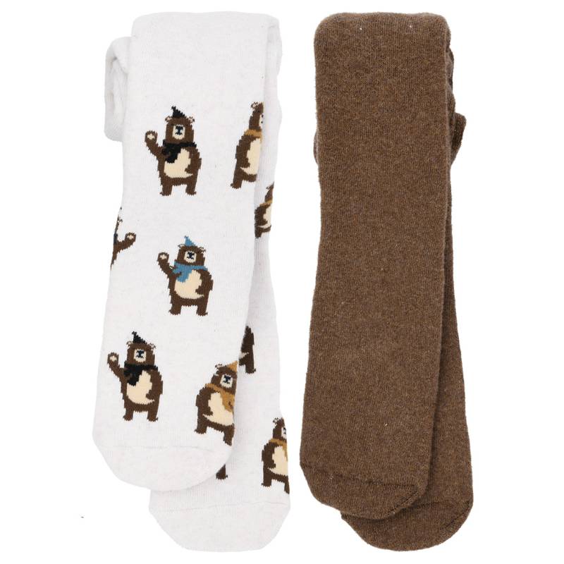 2 Baby Frottee-Strumpfhosen im Set von Topomini