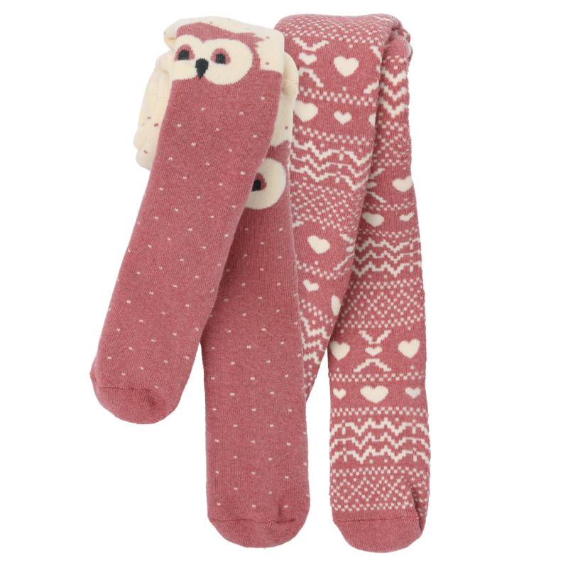 2 Baby Frottee-Strumpfhosen mit Muster 2 Baby Frottee-Strumpfhosen mit Muster von Topomini