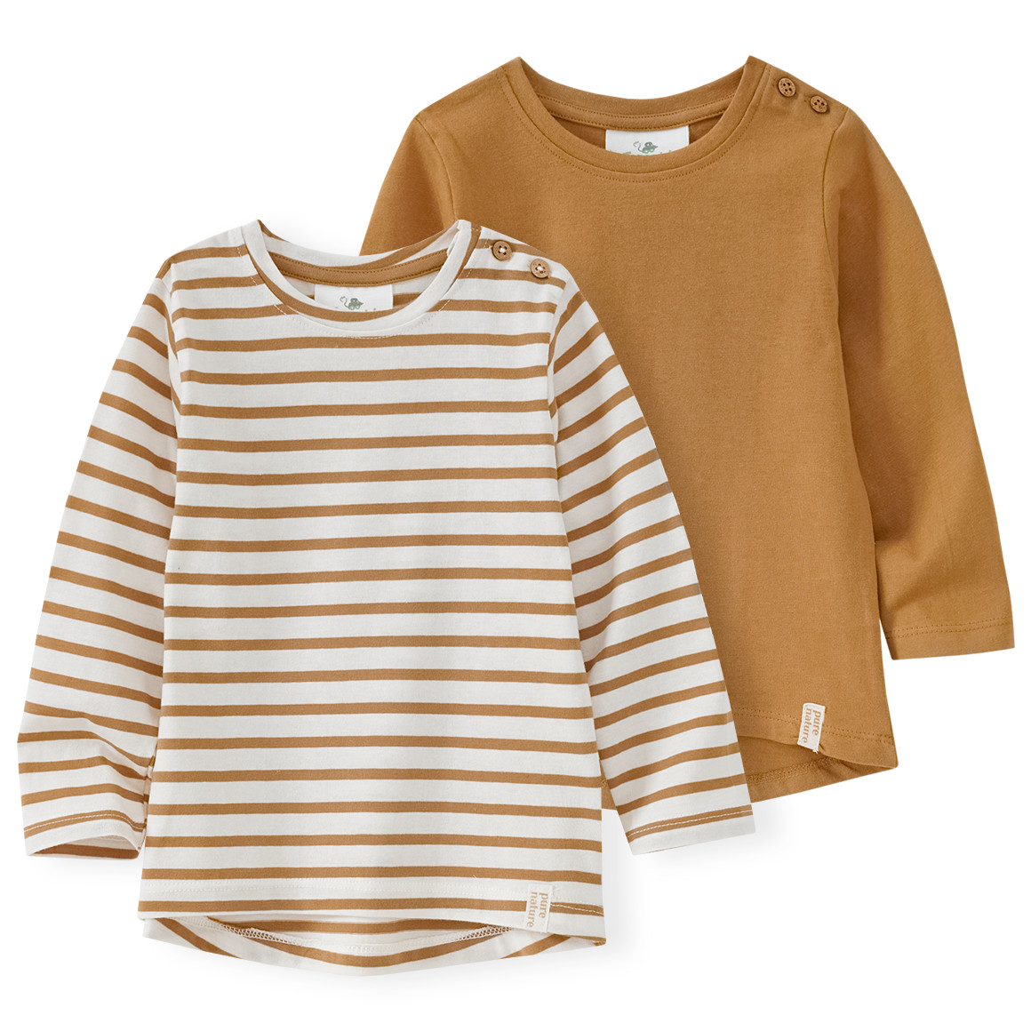 2 Baby Langarmshirts im Set von Topomini