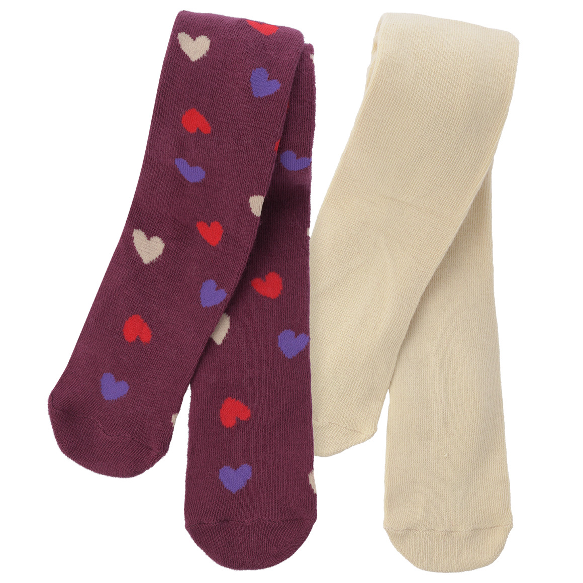 2 Baby Strumpfhosen mit Bio-Baumwolle von Topomini