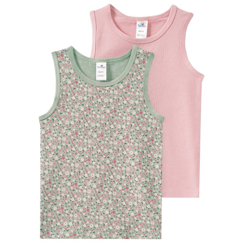 2 Mädchen Unterhemden im Doppelpack von Topomini
