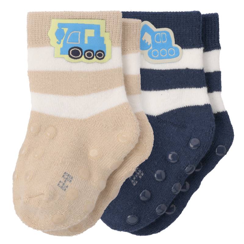 2 Paar Baby Krabbelsocken im Set von Topomini