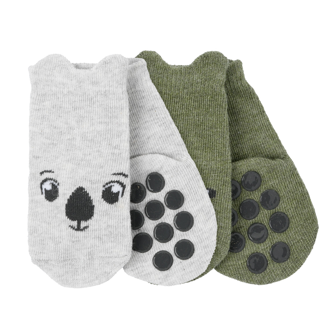 2 Paar Newborn Socken mit Antirutschsohle von Topomini