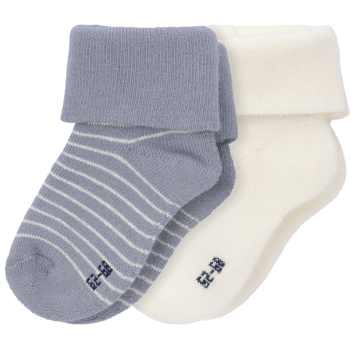 2 Paar Newborn Socken mit Frottee 2 Paar Newborn Socken mit Frottee von Topomini