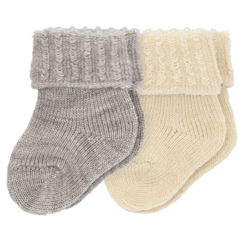 2 Paar Newborn Socken mit Umschlag von Topomini