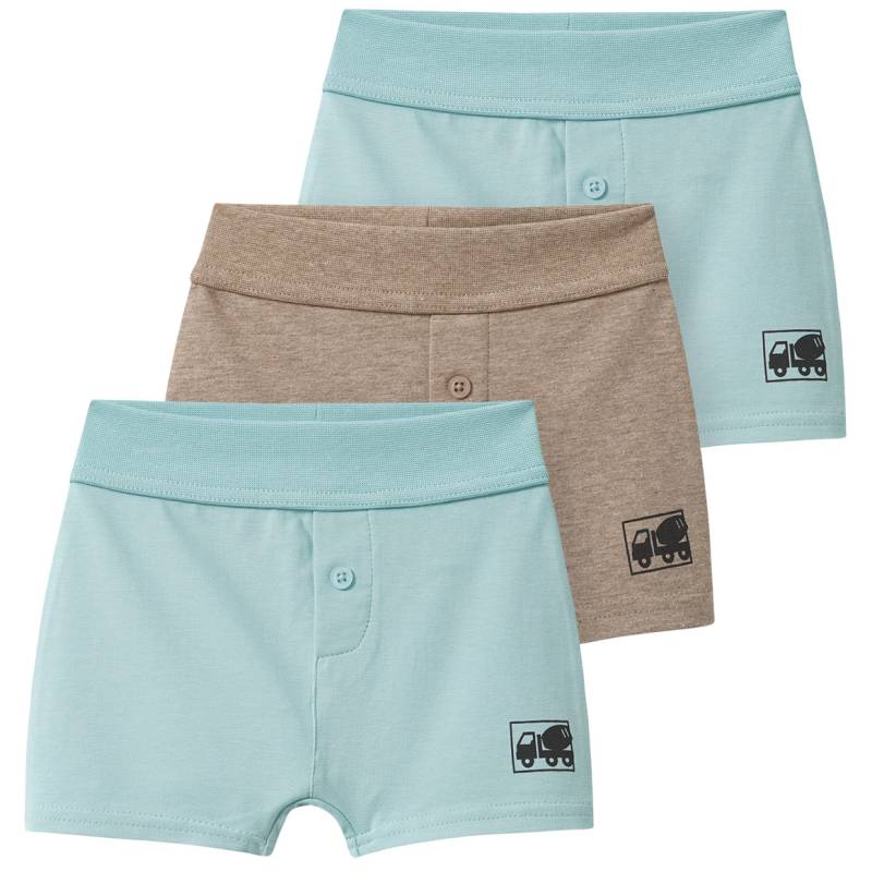 3 Baby Boxer mit Baustellen-Fahrzeugen von Topomini