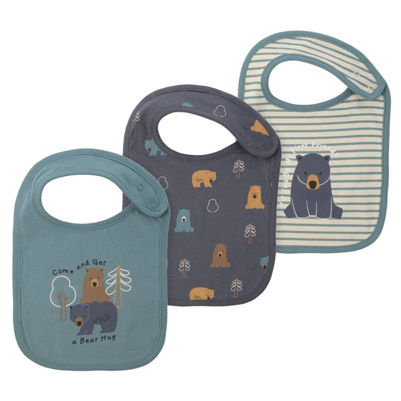 3 Baby Lätzchen mit Tier-Motiven von Topomini