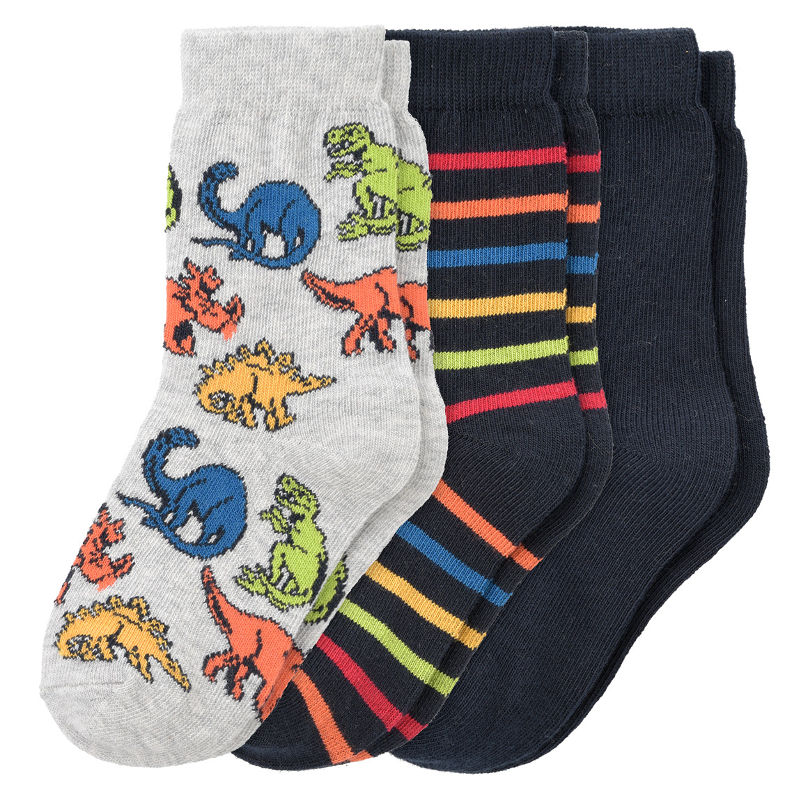 3 Paar Baby Socken in bunten Dessins von Topomini