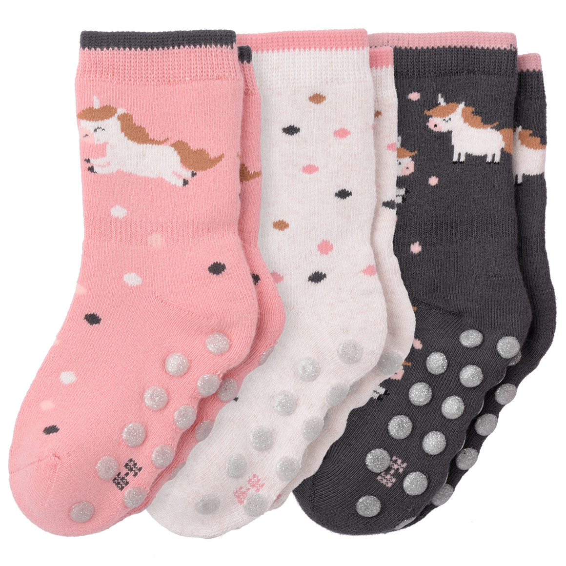 3 Paar Baby Stoppersocken im Set 3 Paar Baby Stoppersocken im Set von Topomini
