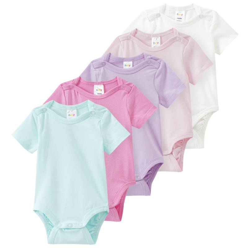 5 Baby Bodys in verschiedenen Farben von Topomini