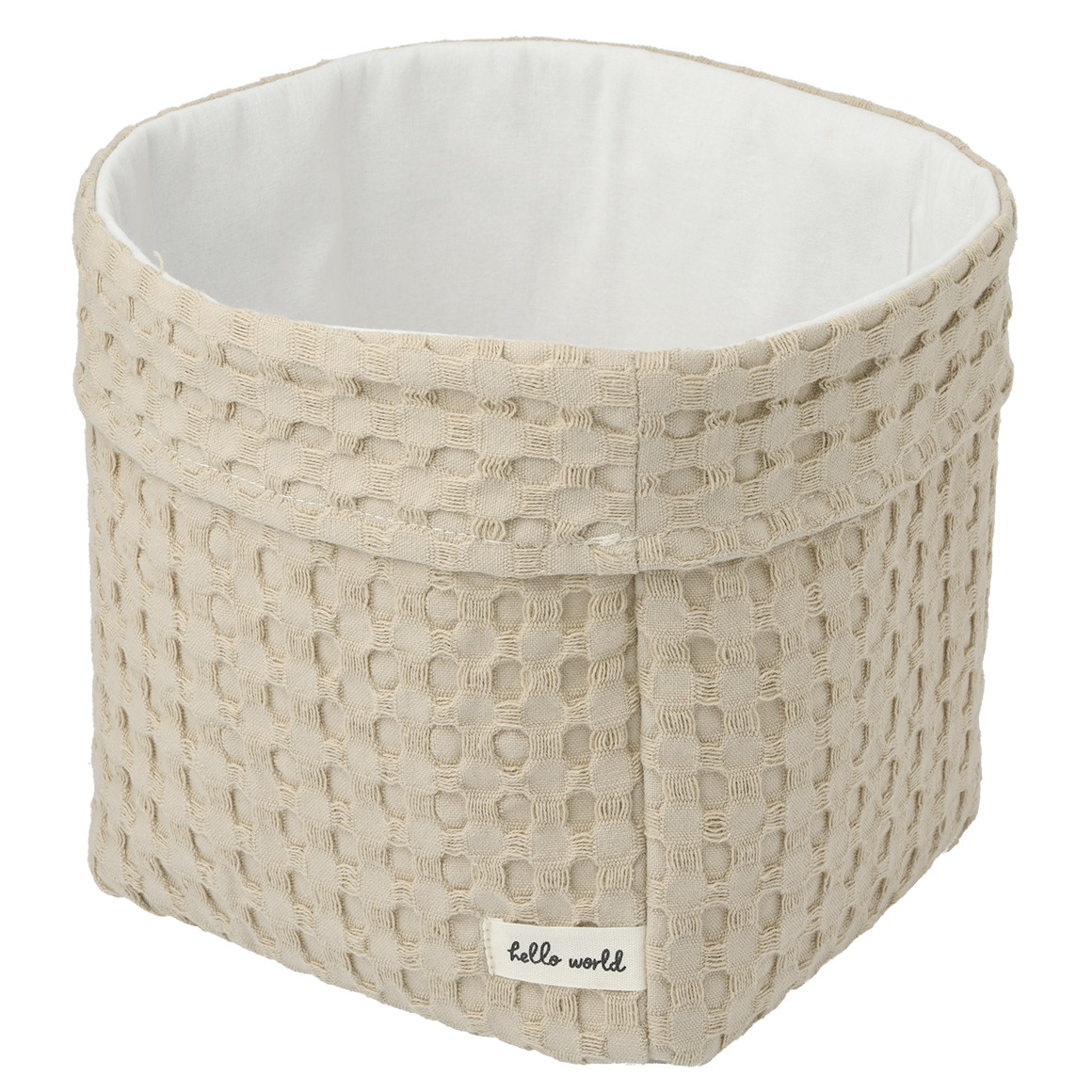 Aufbewahrungskorb mit strukturiertem Material von Topomini