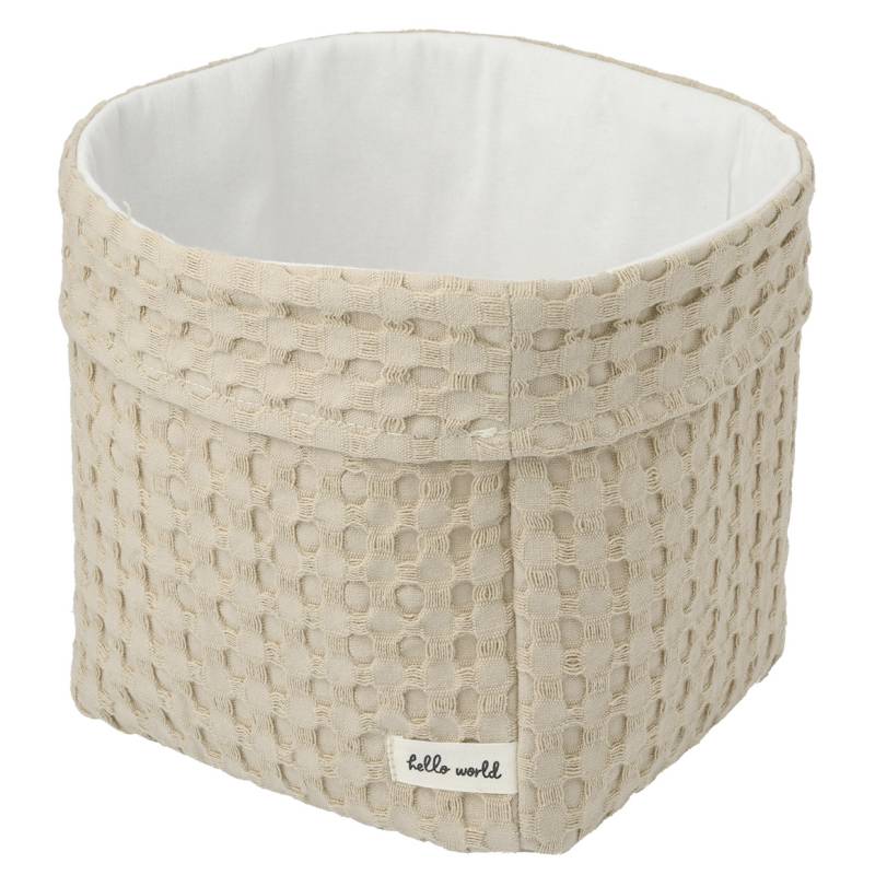 Aufbewahrungskorb mit strukturiertem Material von Topomini