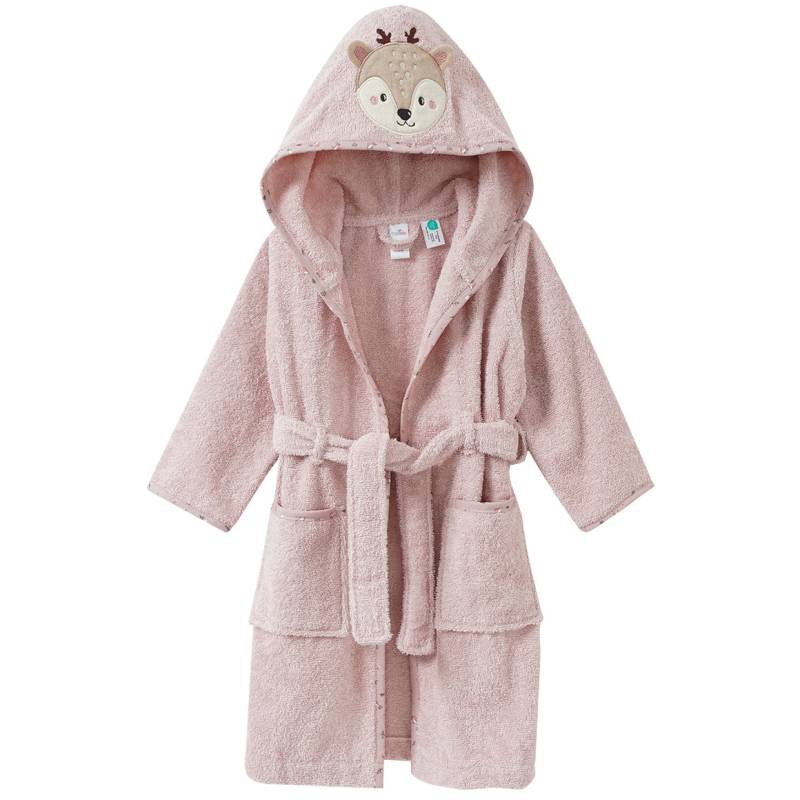 Baby Bademantel mit Reh-Applikation von Topomini