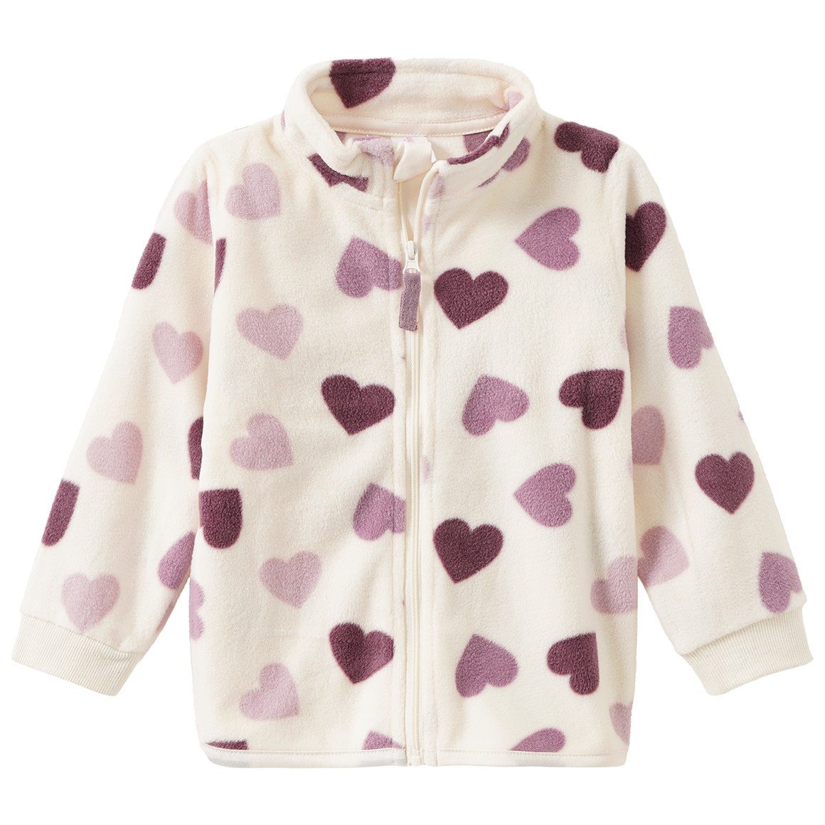 Baby Fleecejacke mit Herzen von Topomini