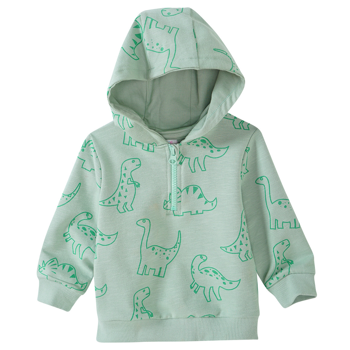 Baby Hoodie mit Dino-Prints von Topomini