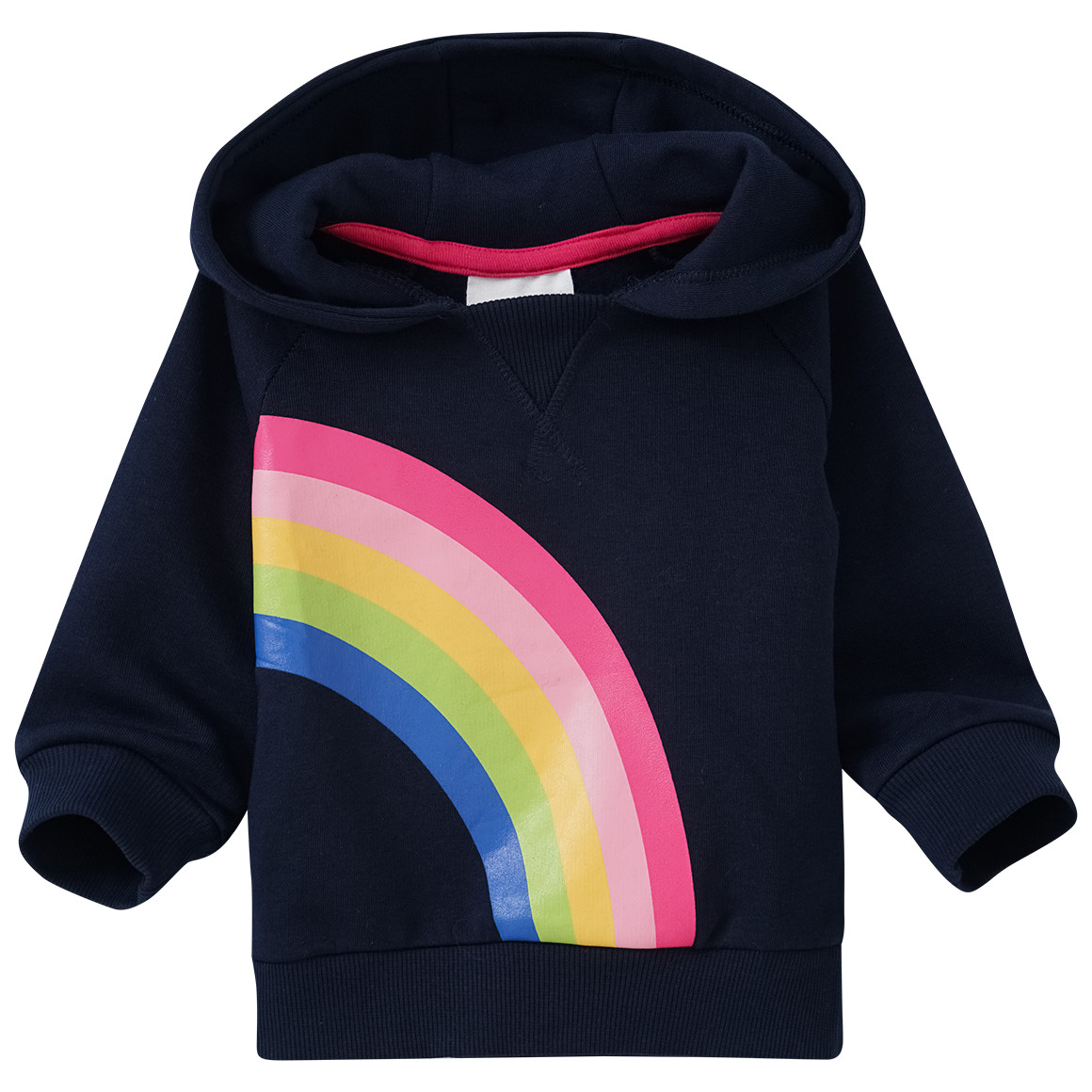 Baby Hoodie mit Regenbogen-Print von Topomini