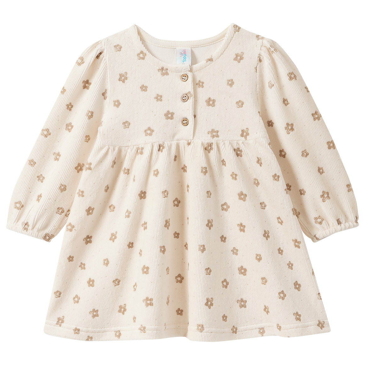 Baby Kleid mit Blumen-Print von Topomini