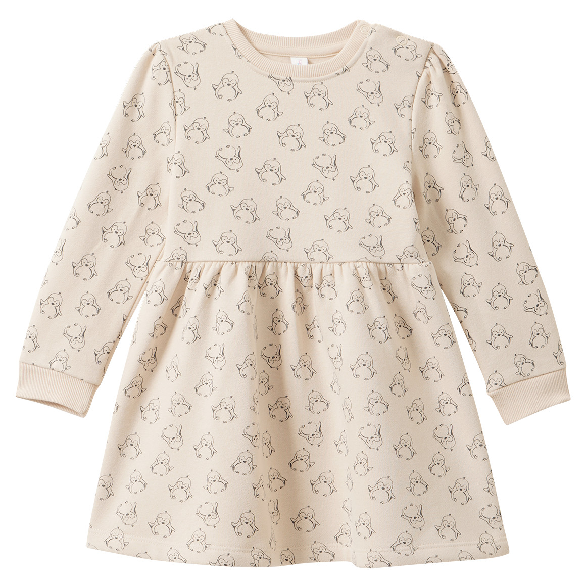 Baby Kleid mit Pinguin-Motiven von Topomini