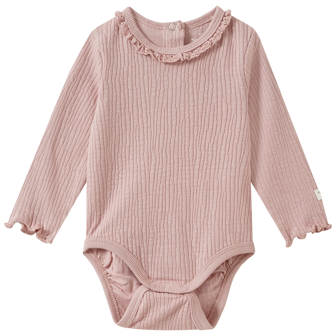 Baby Langarmbody  mit Bio-Baumwolle von Topomini