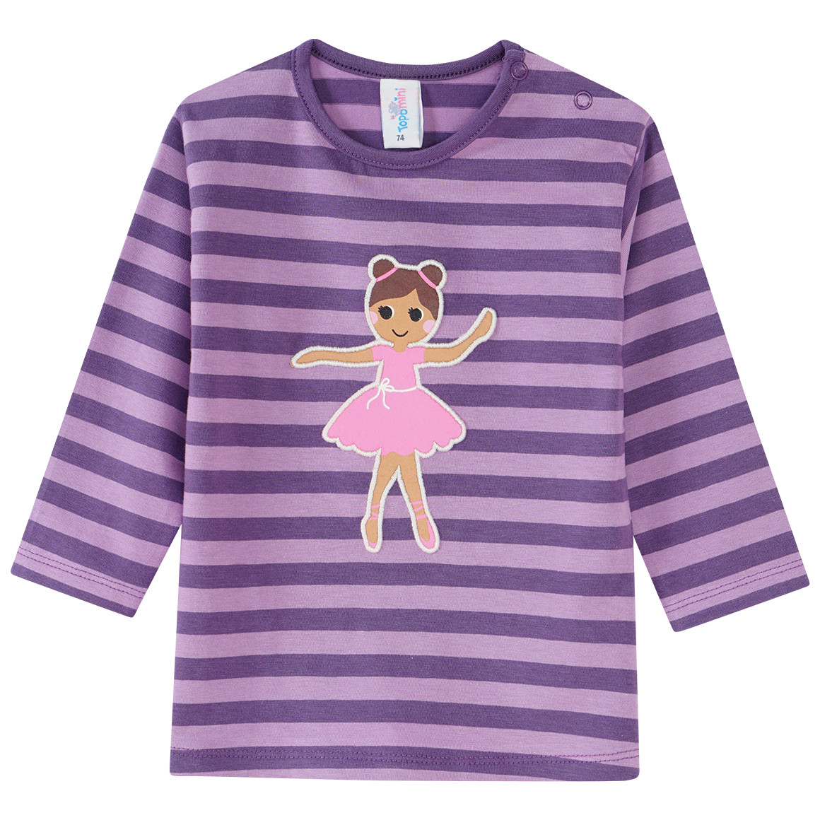 Baby Langarmshirt mit Applikation von Topomini