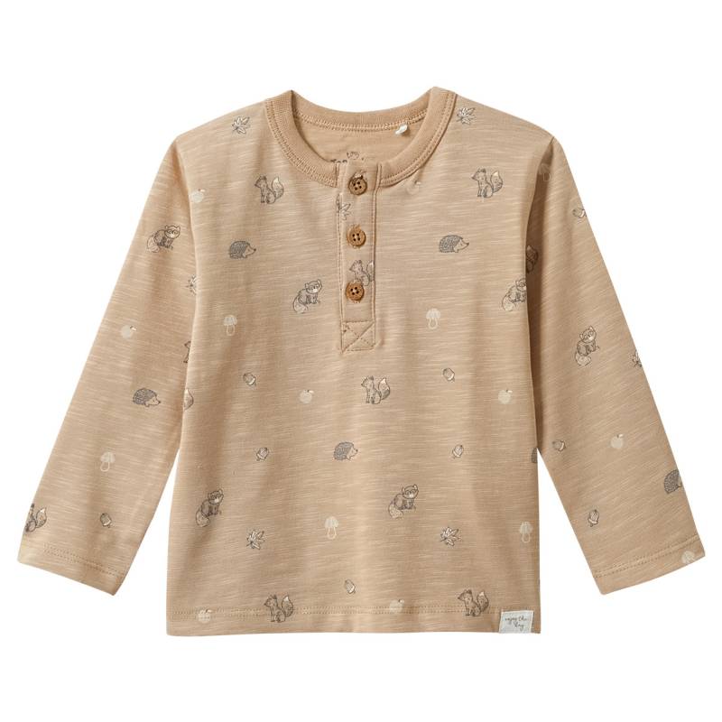 Baby Langarmshirt mit Bio-Baumwolle von Topomini
