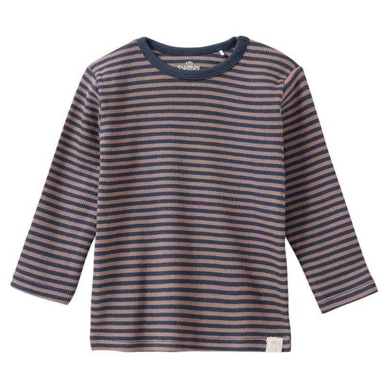 Baby Langarmshirt mit Ripp-Struktur von Topomini