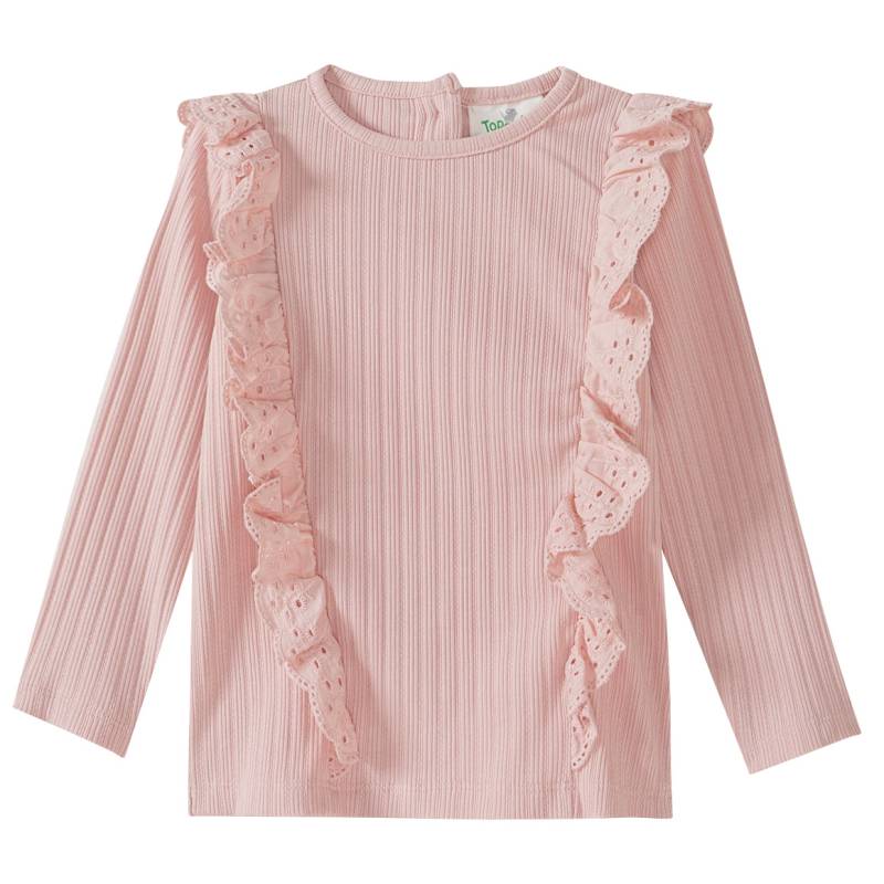 Baby Langarmshirt mit Rippstruktur von Topomini