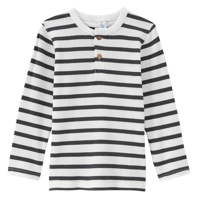 Baby Langarmshirt mit Rippstruktur von Topomini
