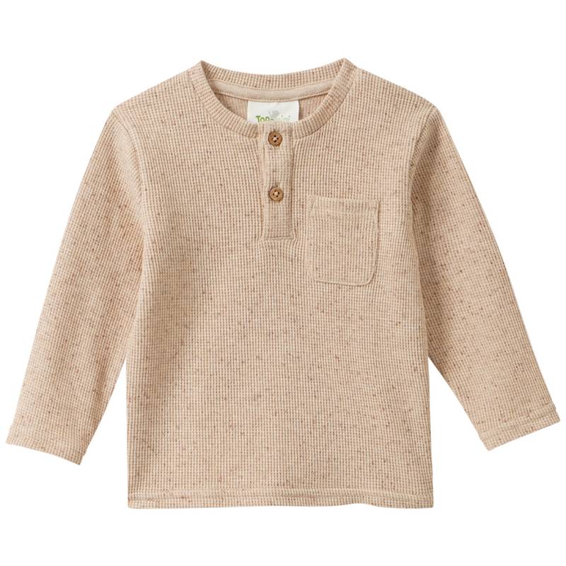 Baby Langarmshirt mit Waffelstruktur von Topomini
