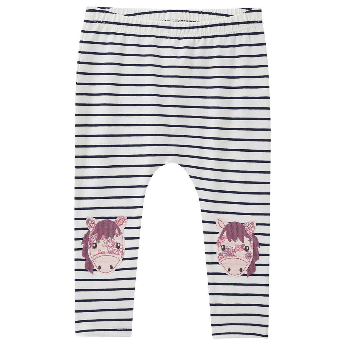 Baby Leggings mit Pferde-Applikation von Topomini