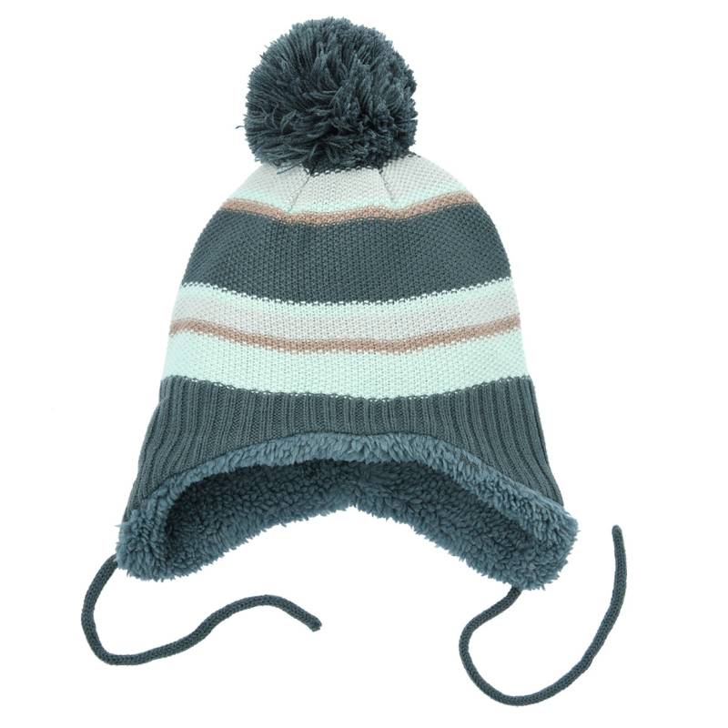 Baby Mütze mit Bindebändern von Topomini