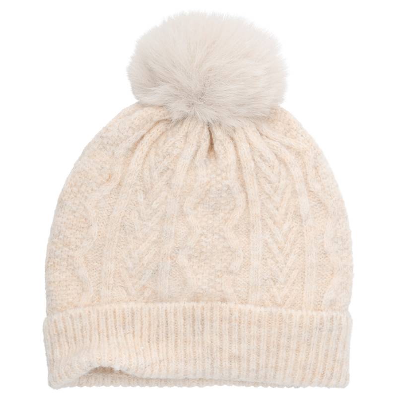 Baby Mütze mit Zopfmuster von Topomini