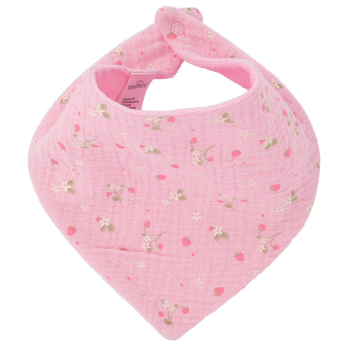 Baby Musselin-Bandana mit Frottee-Innenseite von Topomini