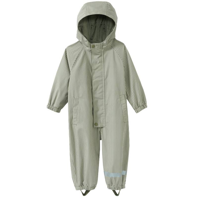 Baby Regenoverall mit Streifen von Topomini