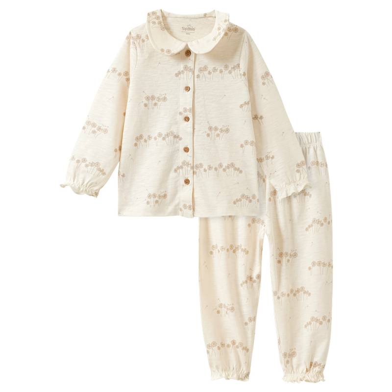 Baby Schlafanzug mit Pusteblumen-Muster von Topomini